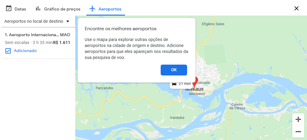 Visualização de Aeroportos