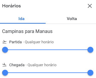 Horários